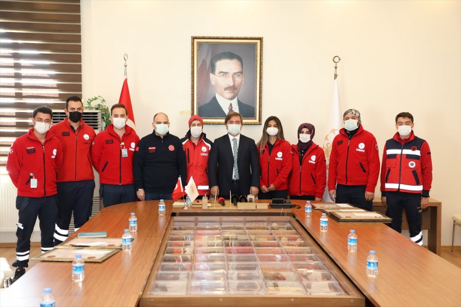 Aksaray Umke Ekibi Başarı Belgesi İle Ödüllendirildi