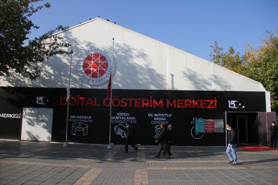 Atatürk, İletişim Başkanlığının Kayseri'deki Dijital Gösterim Merkezi'nde Anıldı