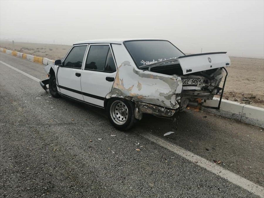 Konya'da Meydana Gelen Zincirleme Trafik Kazasında 7 Araçta Hasar Oluştu