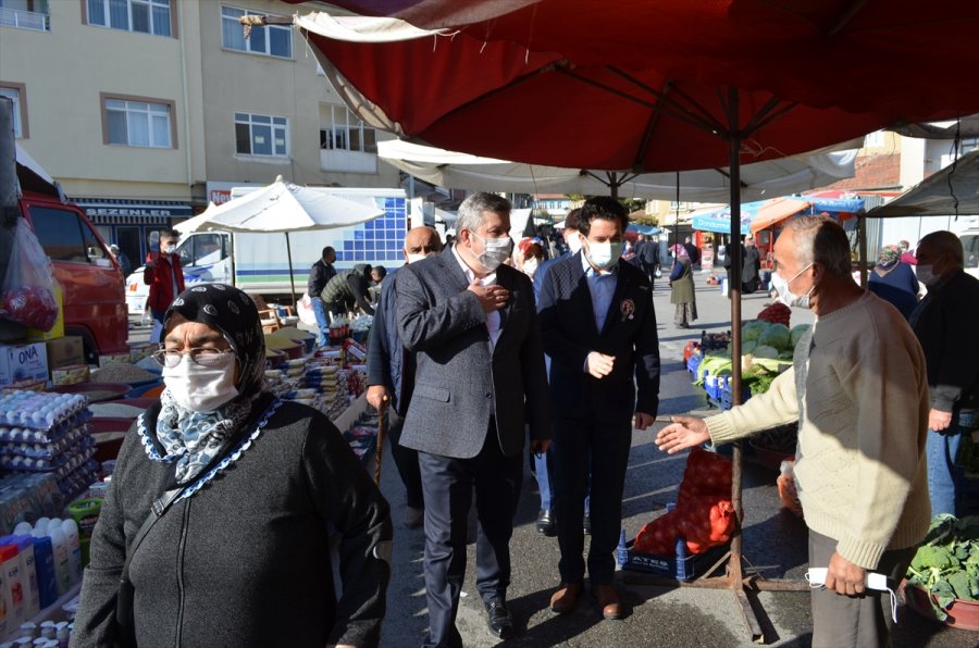 Bünyan'da Kaymakam Şahin Ve Başkan Altun'dan Pazarda Denetim