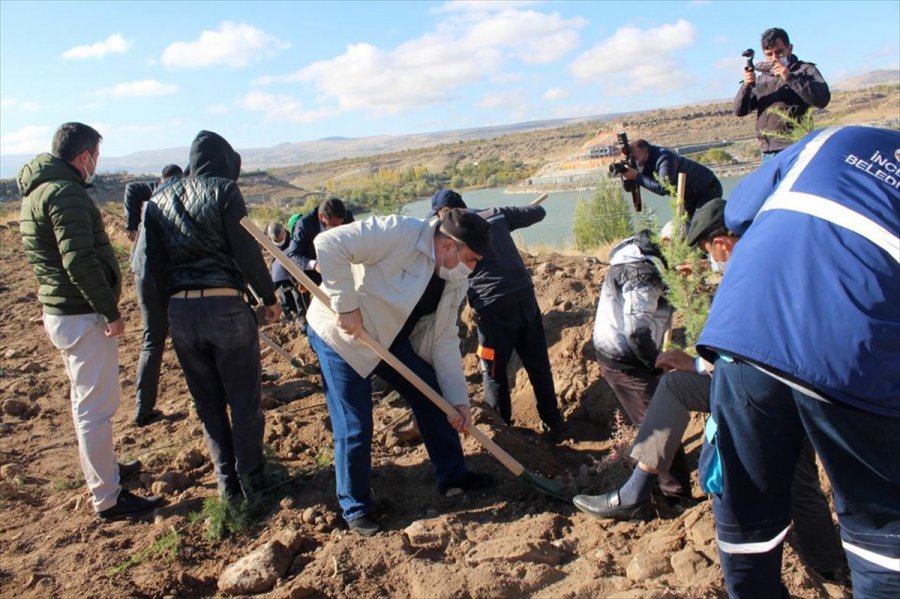 İncesu’da 600 Fidan Toprakla Buluştu