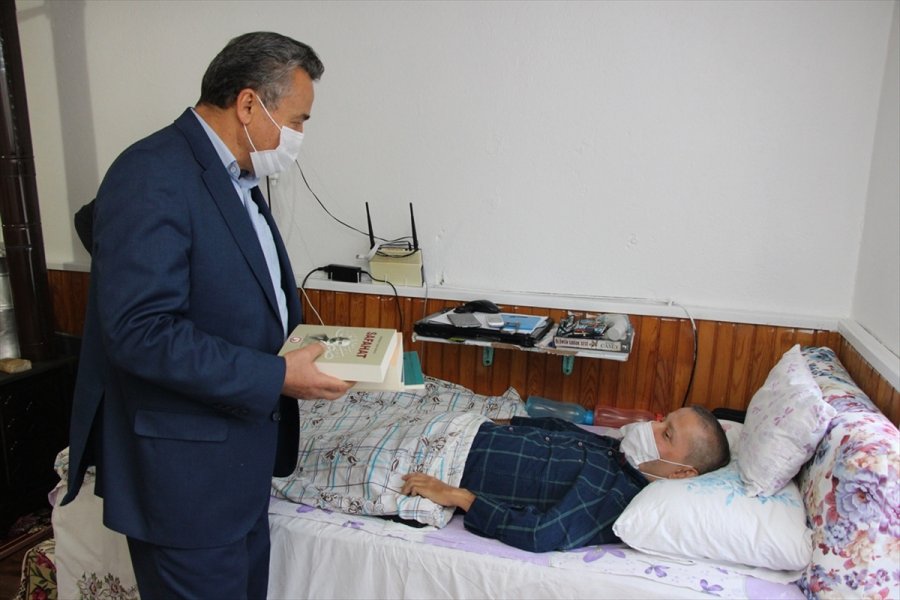 Okuma Azmini Kaybetmeyen Durmuş Ali Yaşar'a Başkan Tutal'dan Ziyaret