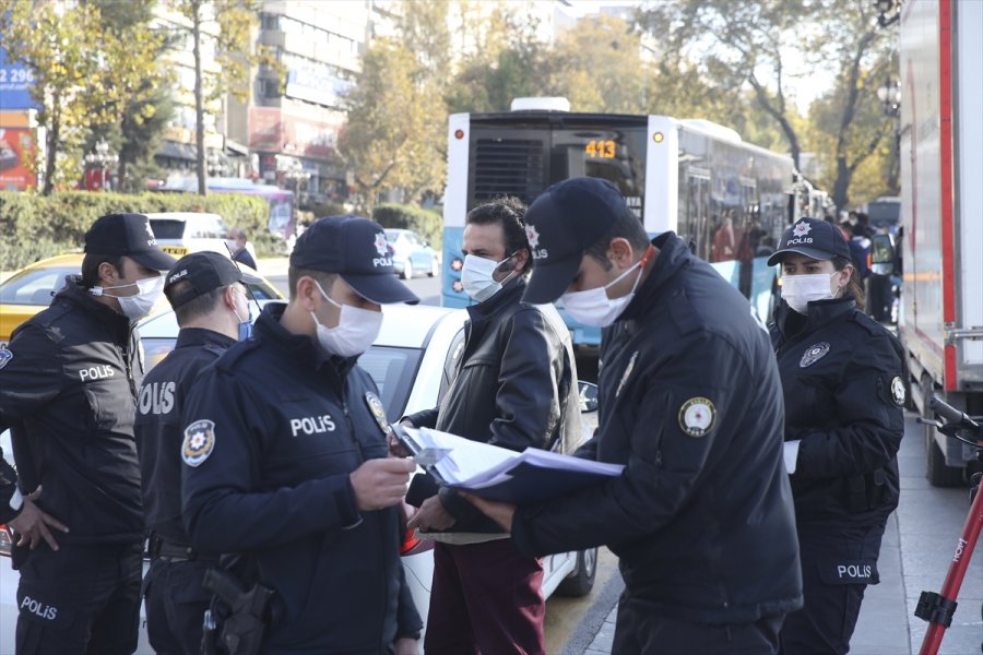 Ankara'da Açık Alanda Sigara Denetimi Yapıldı