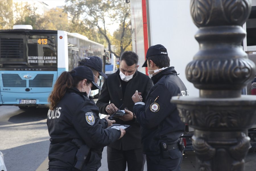 Ankara'da Açık Alanda Sigara Denetimi Yapıldı