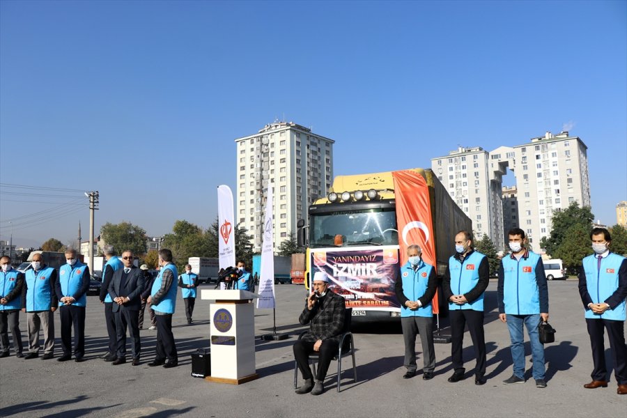 Kayseri'den İzmir'deki Depremzedelere Yardım