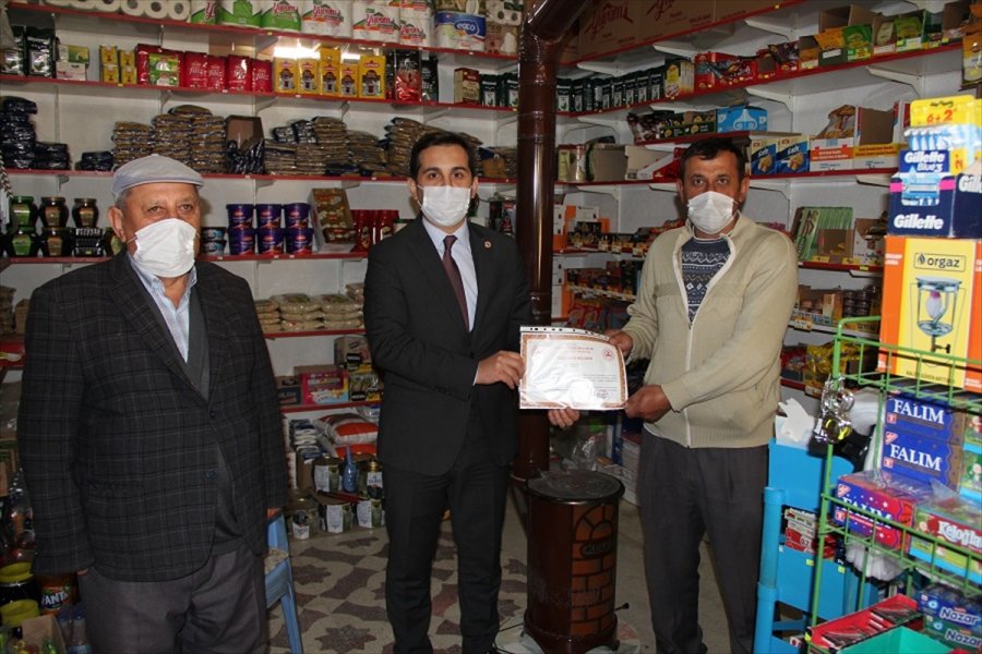 Yalıhüyük'te Kaymakam Şahin'den Kovid-19 Denetimi