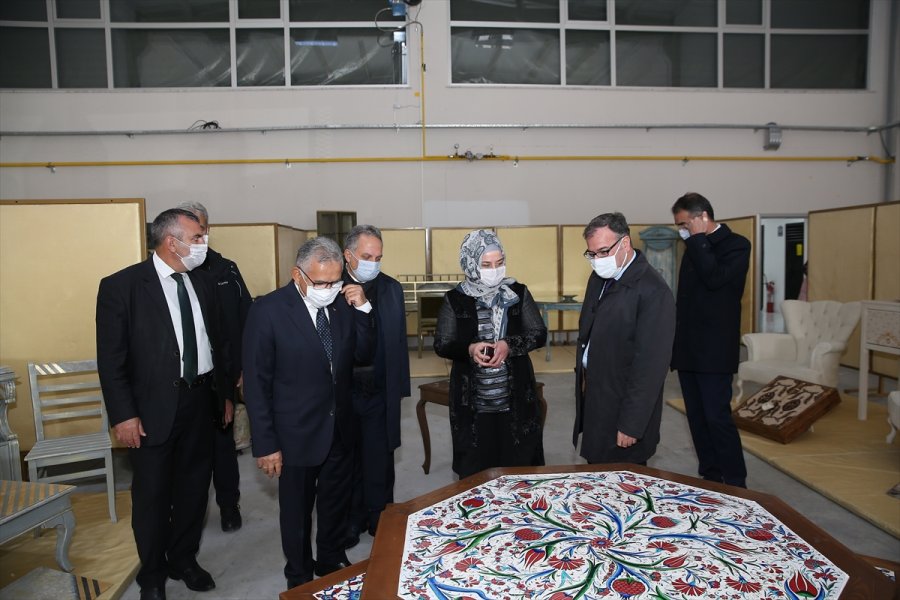 Büyükkılıç, Başkanlarla Kaymek Sanat Merkezi'ni Gezdi