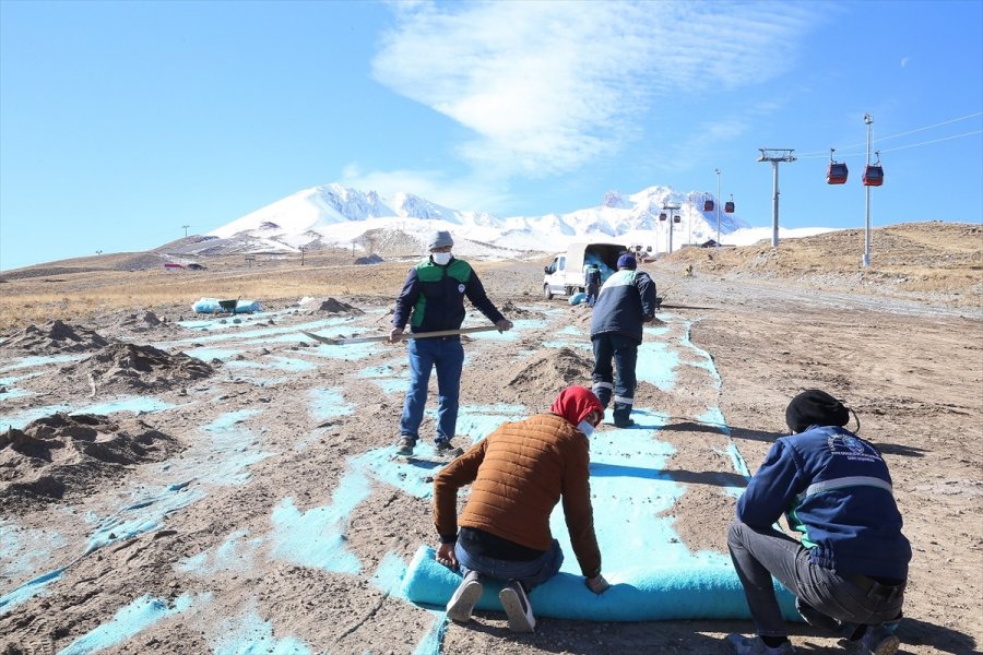 Erciyes Dağı'na Erozyona Karşı 