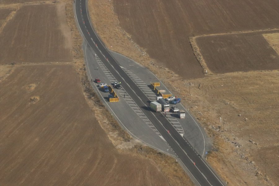 Kayseri'de Jandarmadan Helikopter Destekli Trafik Denetimi
