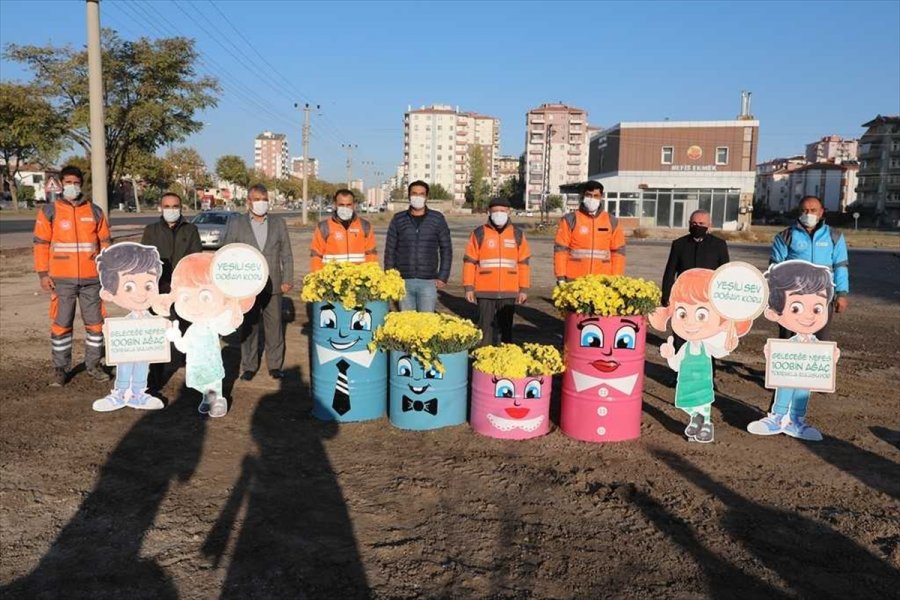 Kocasinan Belediyesinde Ağaçlandırma Çalışmaları