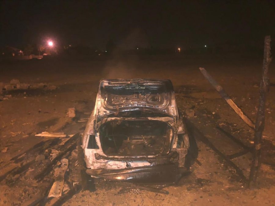 Kulu'da Park Halindeki Otomobil Yandı