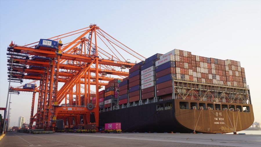 Mersin Uluslararası Limanı'ndan İş Hacmi Rekoru