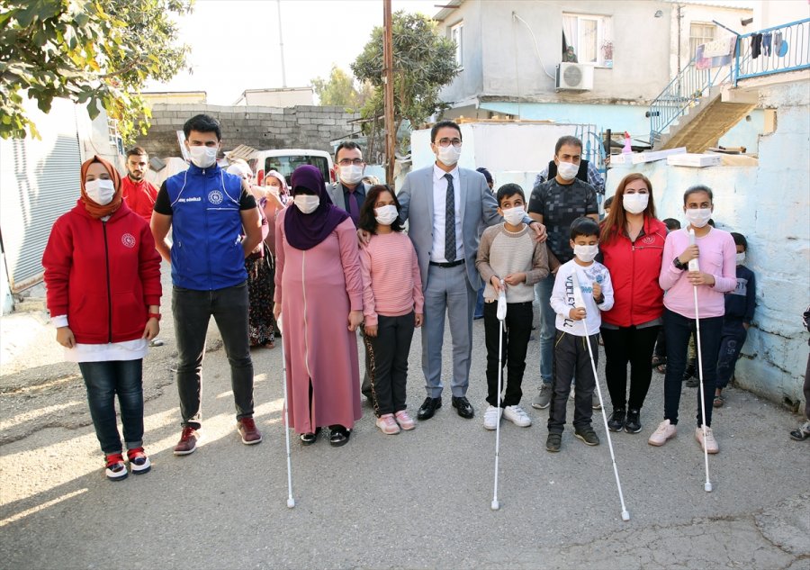 Mersin'de Görme Engellilere 