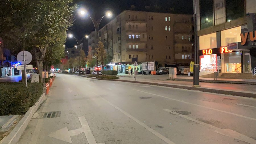 Kayseri Ve Kırşehir'de Sokağa Çıkma Kısıtlaması Başladı
