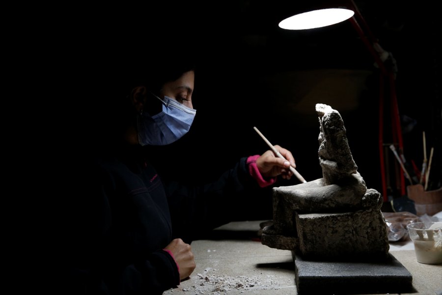 Kültepe'de Eski Tunç Çağı'na Ait Tanrıça Heykeli Bulundu