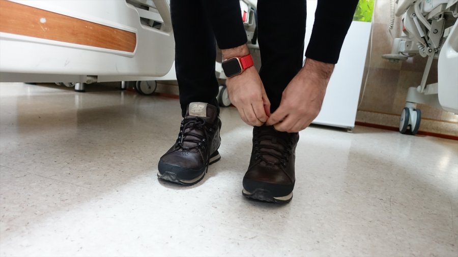 31 Yıldır Hasret Kaldığı Ayakkabılarına Kavuşmanın Mutluluğunu Yaşıyor