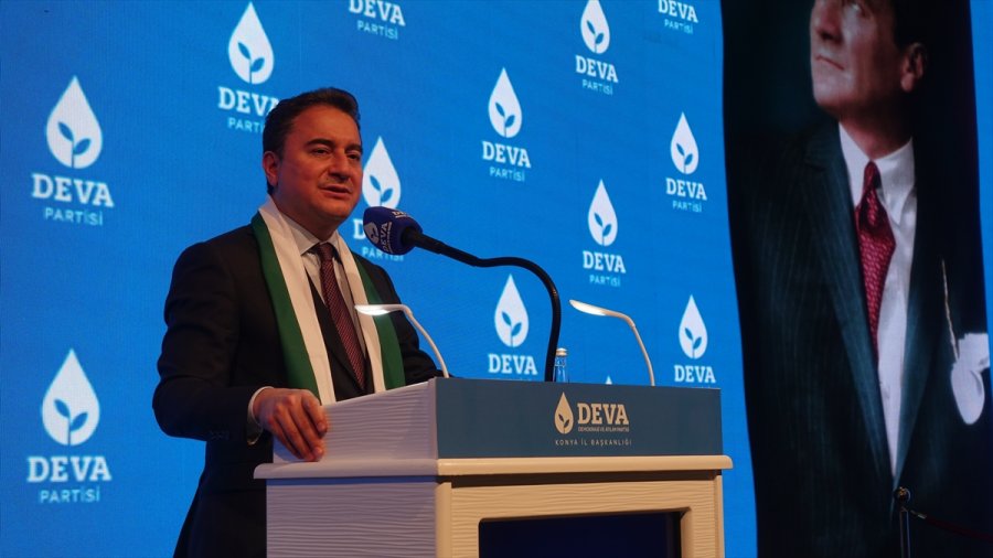 Deva Partisi Genel Başkanı Babacan Partisinin Konya Kongresine Katıldı