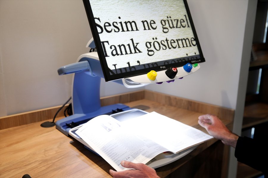 Kayseri'de 7/24 Kütüphanede Engelli Bireylerin Bilgiye Erişimi Kolaylaştı
