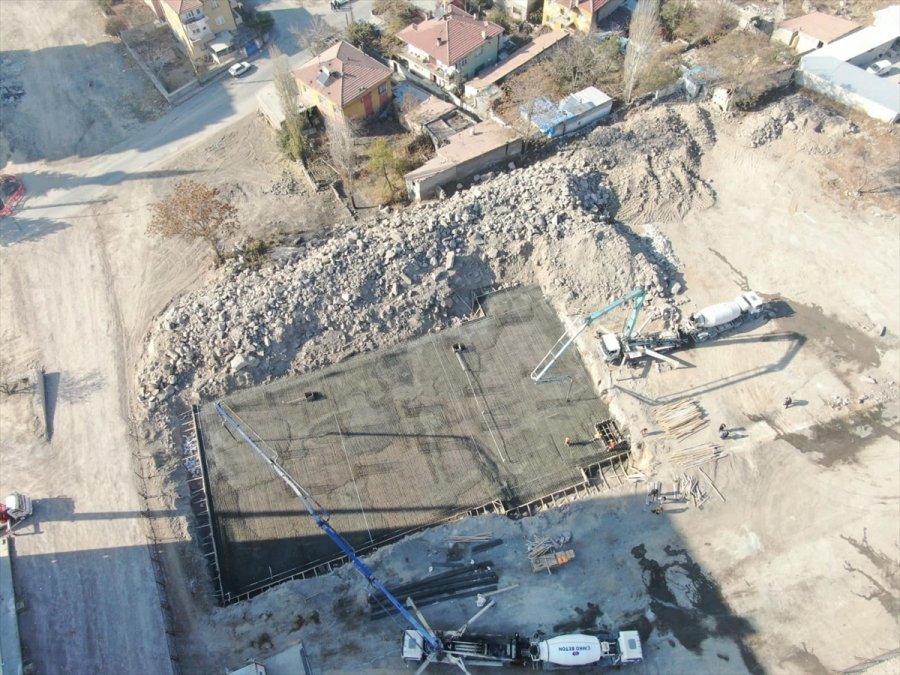 Kayseri'de İlkokul Ve Anaokulu Temeli Atıldı