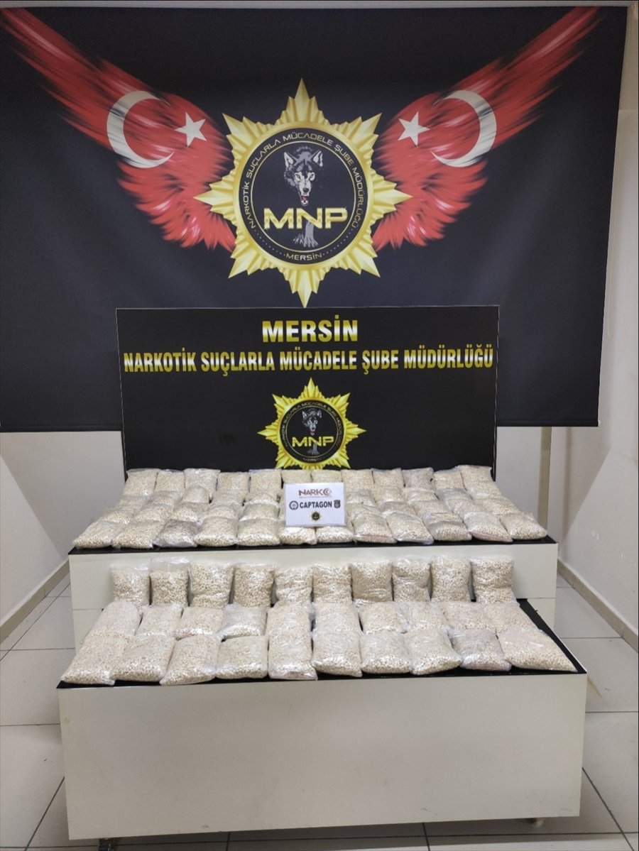 Mersin'de Uyuşturucu Sevkiyatı Yapan Zanlılara 