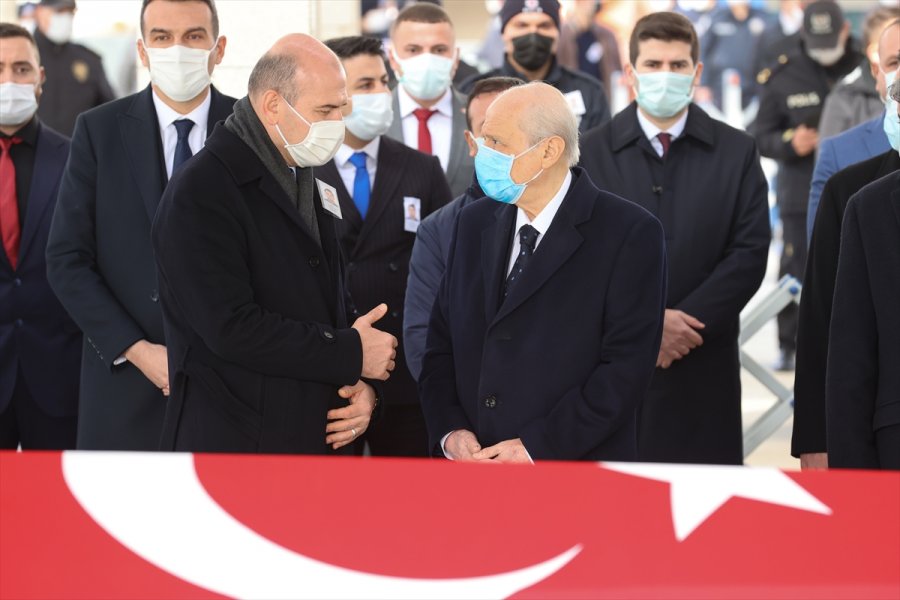 Ankara'da Trafik Kazası Sonucu Şehit Olan Polis Memuru Son Yolculuğuna Uğurlandı