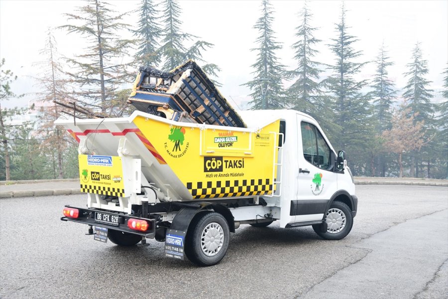 Mamak'ta Çöp Taksi Hizmete Girdi