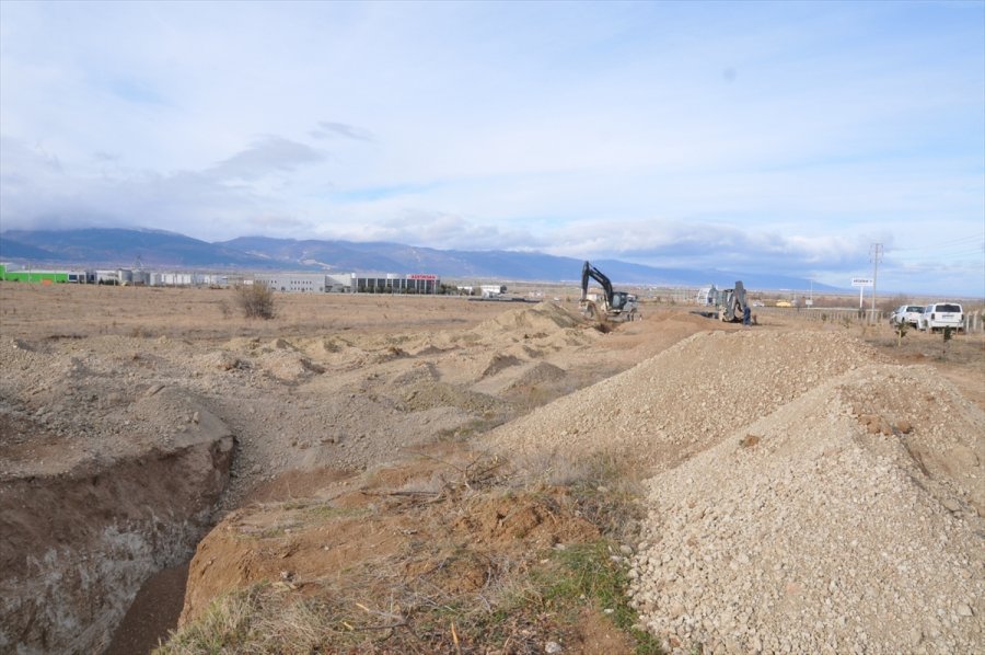 Akşehir Osb Genişleme Alanı Altyapı İnşaatında İnceleme Yapıldı