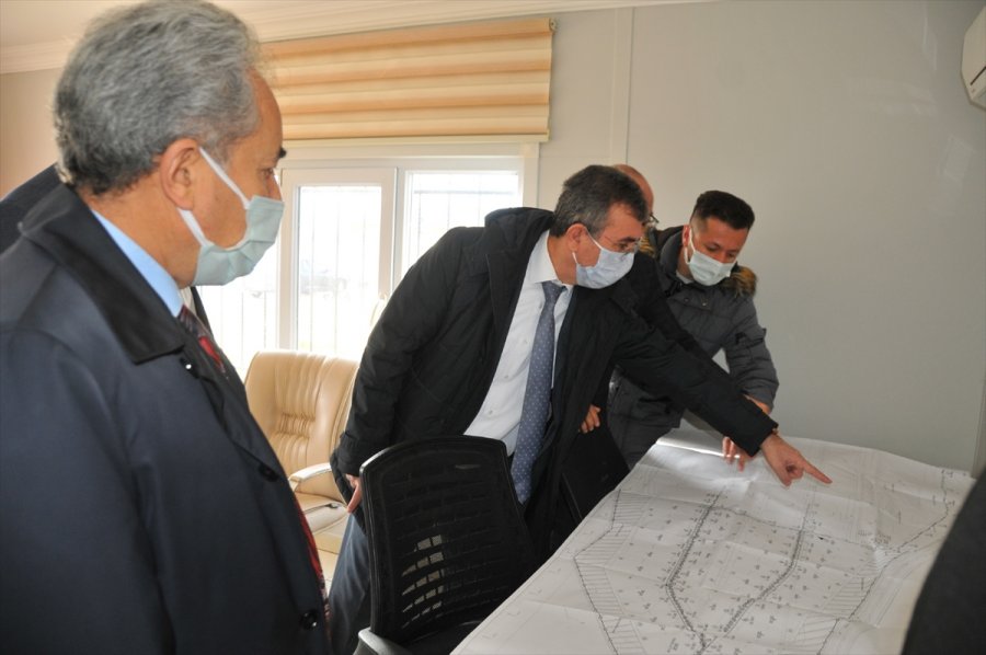 Akşehir Osb Genişleme Alanı Altyapı İnşaatında İnceleme Yapıldı