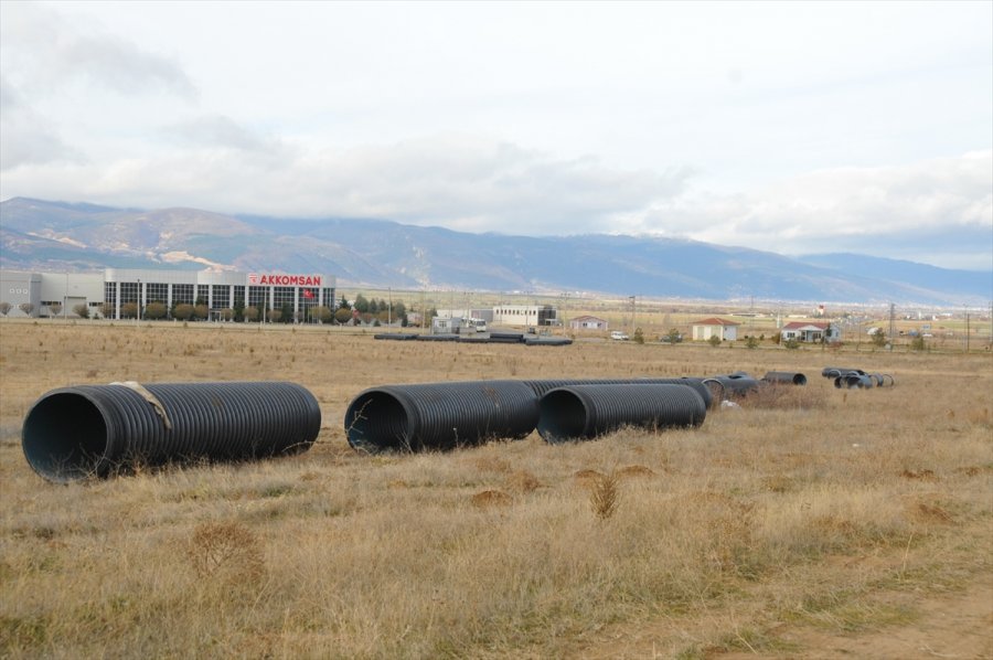 Akşehir Osb Genişleme Alanı Altyapı İnşaatında İnceleme Yapıldı