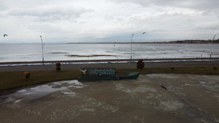 Beyşehir Gölü Kıyılarında Sokağa Çıkma Kısıtlaması Sessizliği