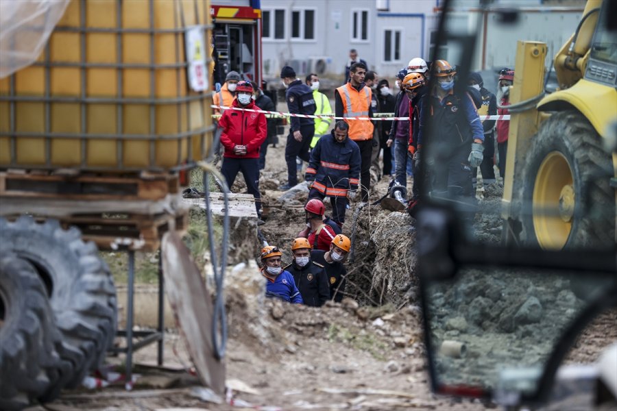 Başkentte İnşaat Alanında Toprak Kayması Sonucu Bir İşçi Öldü