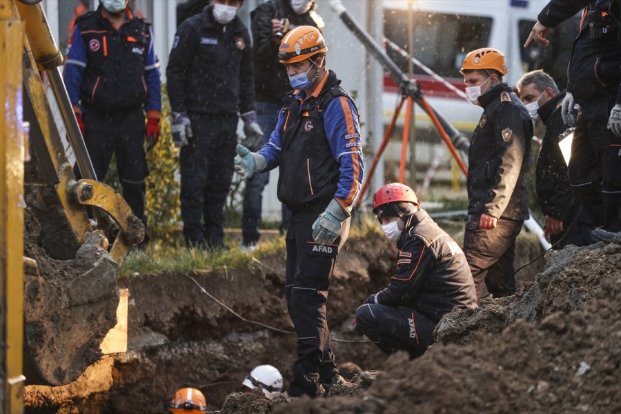 Başkentte İnşaat Alanında Toprak Kayması Sonucu Bir İşçi Öldü