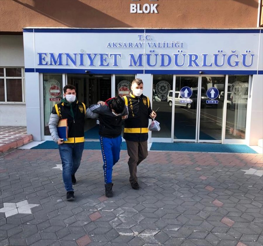 Aksaray'da Elektronik Eşya Ve Motosiklet Çaldığı Öne Sürülen 2 Zanlı Tutuklandı