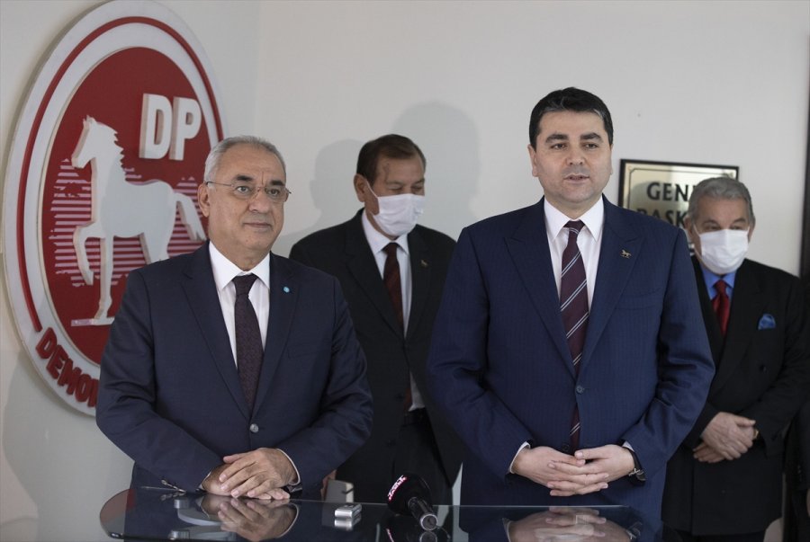 Dsp Genel Başkanı Aksakal, Dp Genel Başkanı Uysal'ı Ziyaret Etti