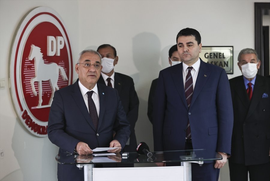 Dsp Genel Başkanı Aksakal, Dp Genel Başkanı Uysal'ı Ziyaret Etti
