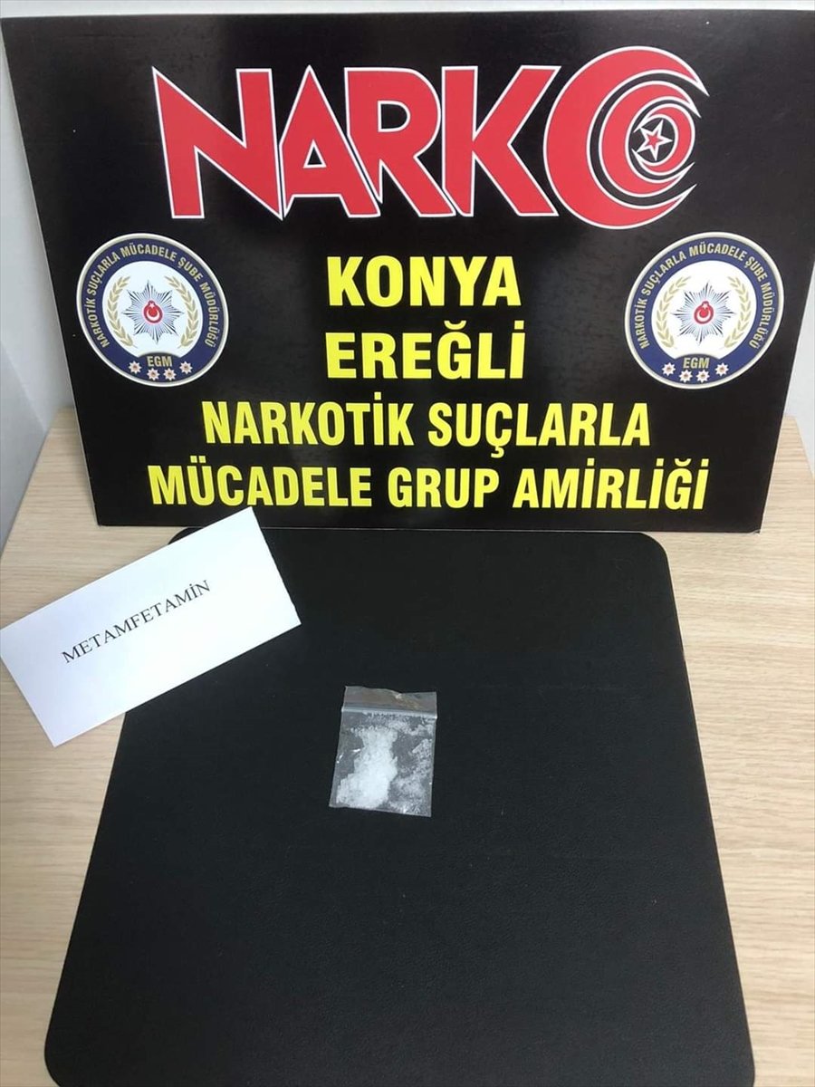 Konya'da Uyuşturucu Operasyonunda 3 Zanlı Tutuklandı