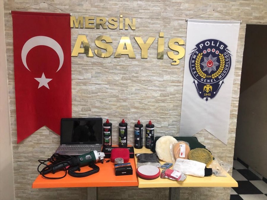 Mersin'de Çalıştığı Oto Yıkama İşletmesinden Hırsızlık Yapan Şüpheli Tutuklandı