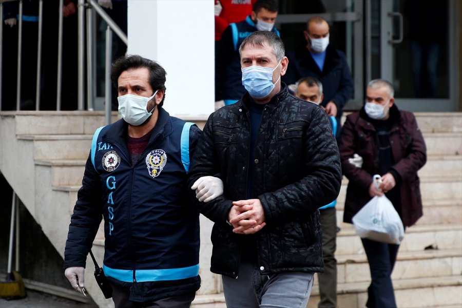 Kayseri'de Suç Örgütü Operasyonunda Yakalanan 13 Şüpheli Adliyede