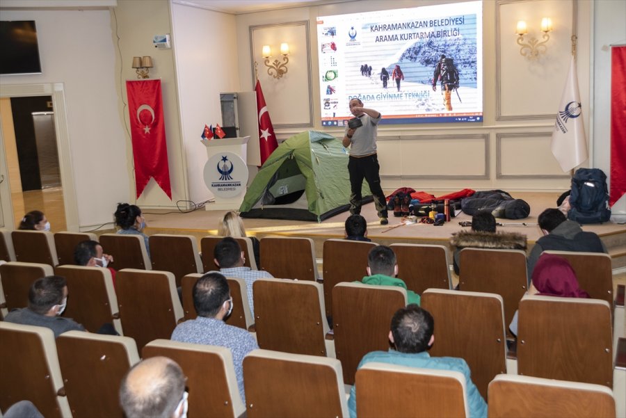 Kahramankazan'da Arama Kurtarma Ekibi Kuruldu