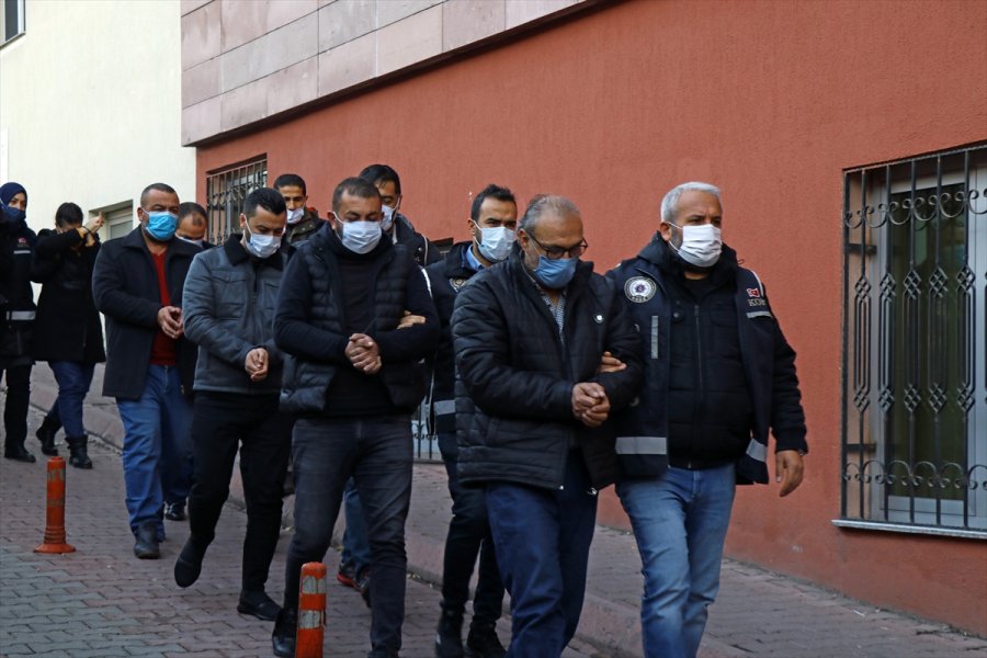 Kayseri Merkezli Suç Örgütü Operasyonunda Yakalanan 14 Şüpheli Adliyede