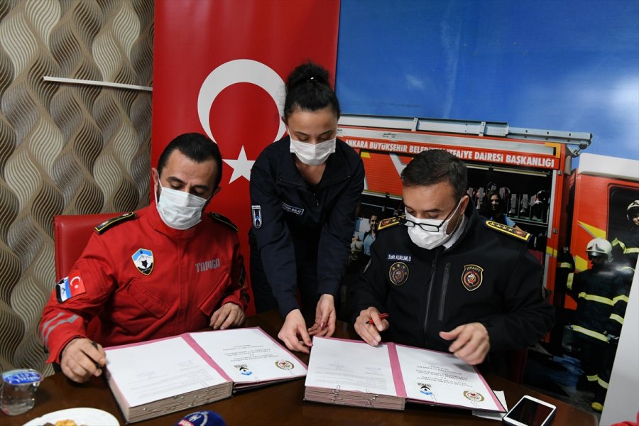 Ankara İtfaiyesi, Uluslararası Arama Kurtarma Ve Yardım Derneği İle Protokol İmzaladı