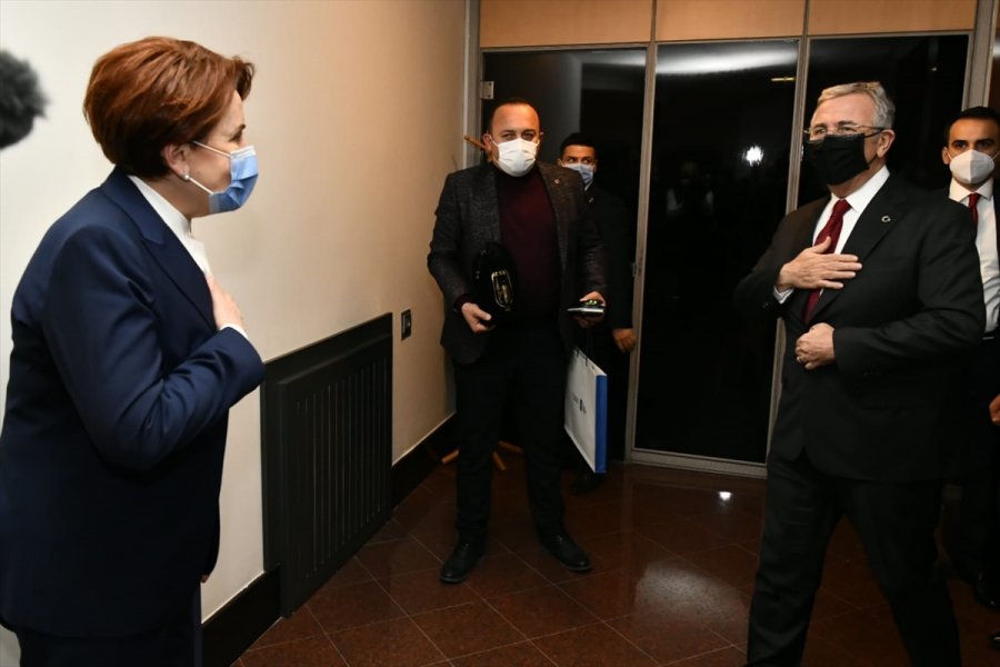Akşener, Ankara Büyükşehir Belediye Başkanı Yavaş İle Görüştü