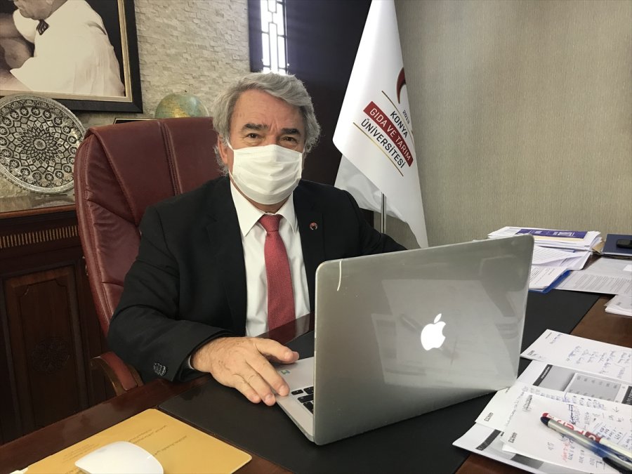 Konya Gıda Ve Tarım Üniversitesi Rektörü Prof. Dr. Çökmüş, Aa'nın 
