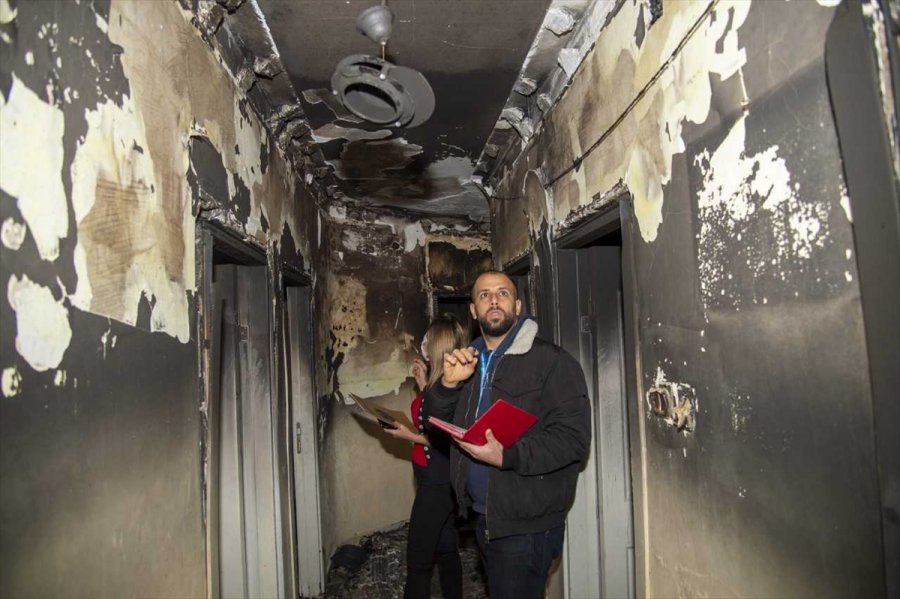 Mersin'de Yangın Mağduru Ailenin İhtiyaçları Karşılanacak