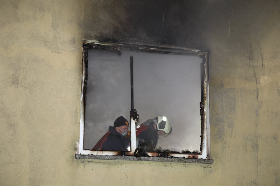 Çubuk'ta Çıkan Ev Yangını Söndürüldü