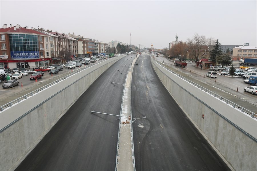 Ankara-konya Kara Yolu Gölbaşı Alt Geçit Projesinde Sona Gelindi