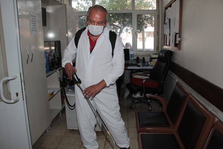 Beypazarı Belediyesinin Dezenfekte Çalışmaları Sürüyor