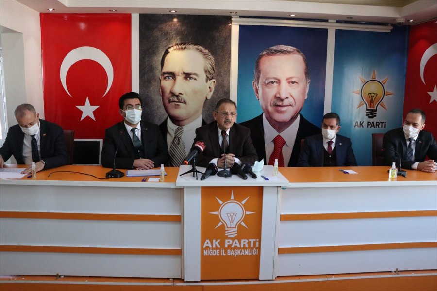 Ak Parti Genel Başkan Yardımcısı Mehmet Özhaseki Niğde'de: