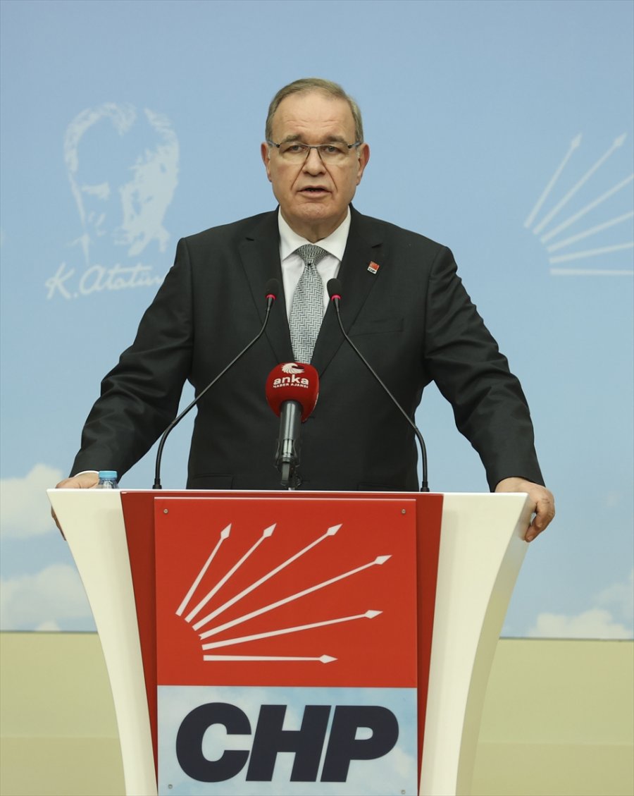 Chp Sözcüsü Öztrak, Myk Toplantısına İlişkin Açıklama Yaptı: