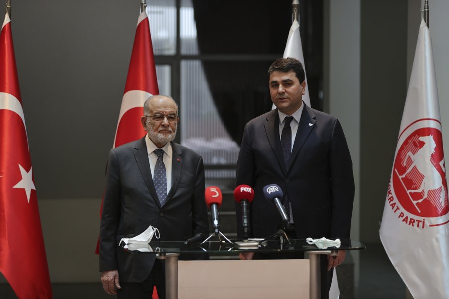 Saadet Partisi Genel Başkanı Karamollaoğlu'ndan Demokrat Parti Genel Başkanı Uysal'a Ziyaret